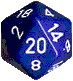 double click to roll a d20