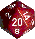 double click to roll a d20